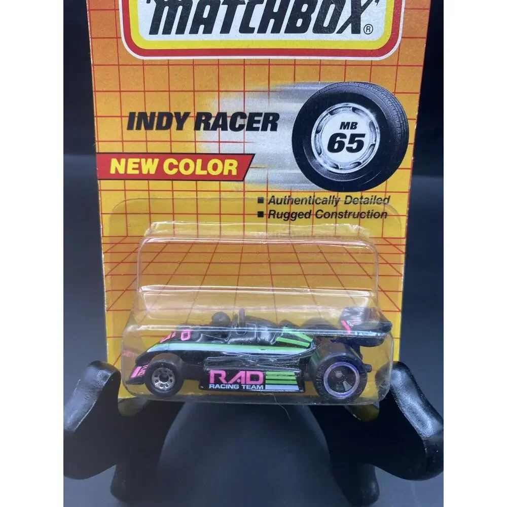 1990’s Matchbox Get In The Fast Lane! Racer MB 65 Black RAD Racing Team #5